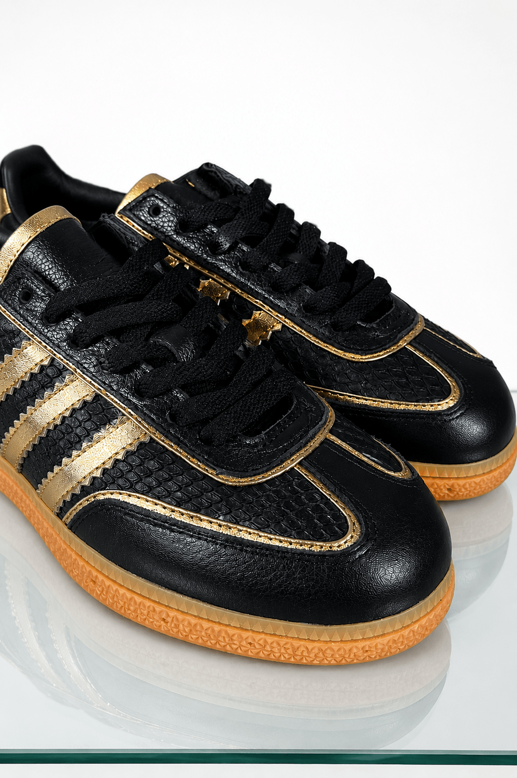 Custom adidas Spezial ‘Black Gold’ - Size 7 US Women’s (Archive Sale)