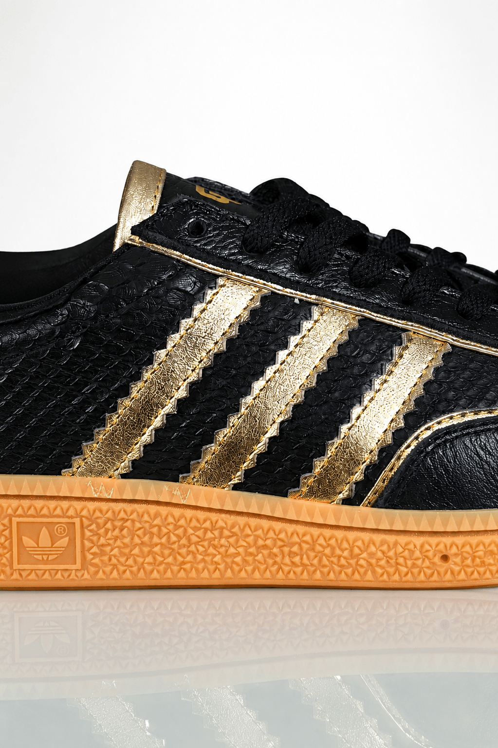 Custom adidas Spezial ‘Black Gold’ - Size 7 US Women’s (Archive Sale)