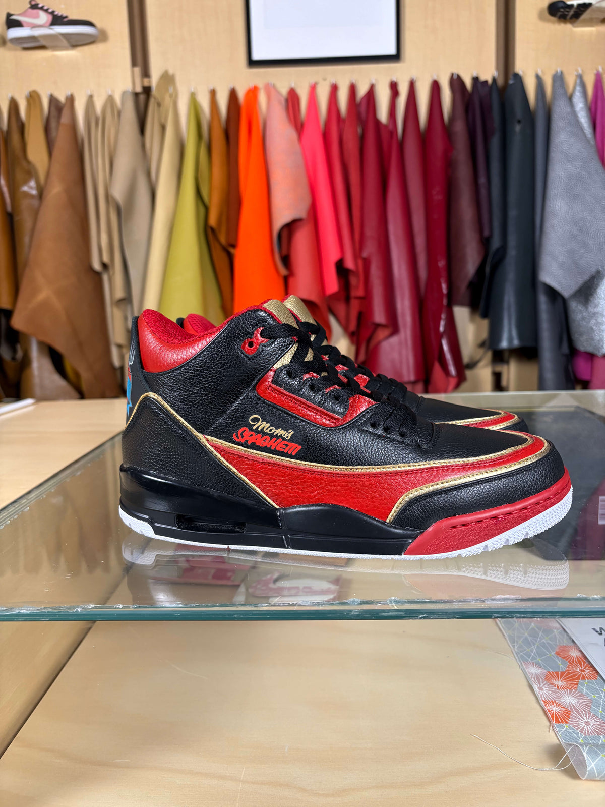 Custom Air Jordan 3 Moms Spaghetti - Size 10 US (Archive Sale)