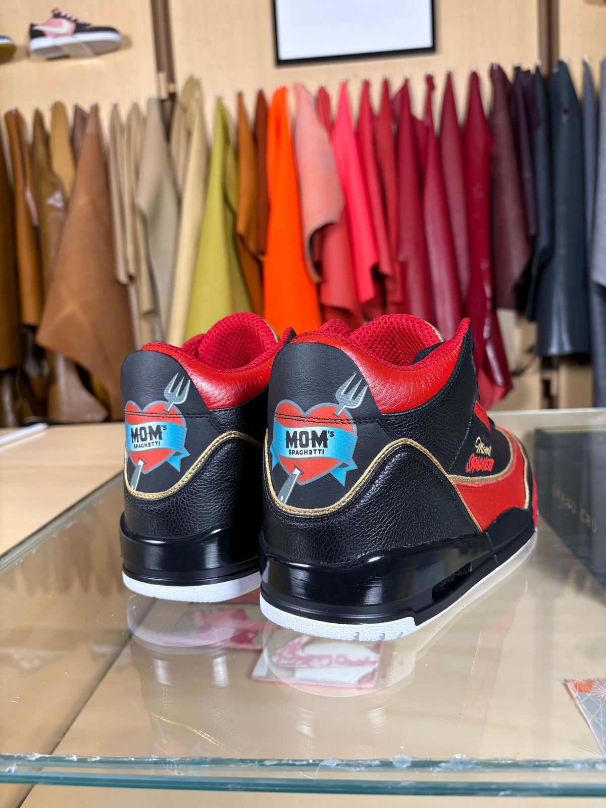 Custom Air Jordan 3 Moms Spaghetti - Size 10 US (Archive Sale)