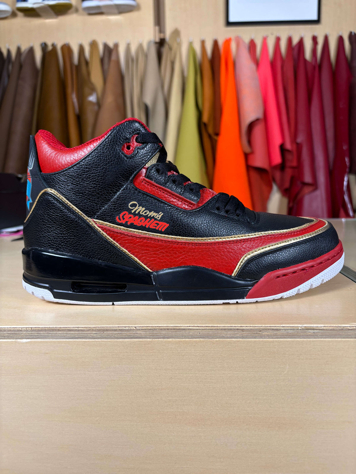 Custom Air Jordan 3 Moms Spaghetti - Size 10 US (Archive Sale)
