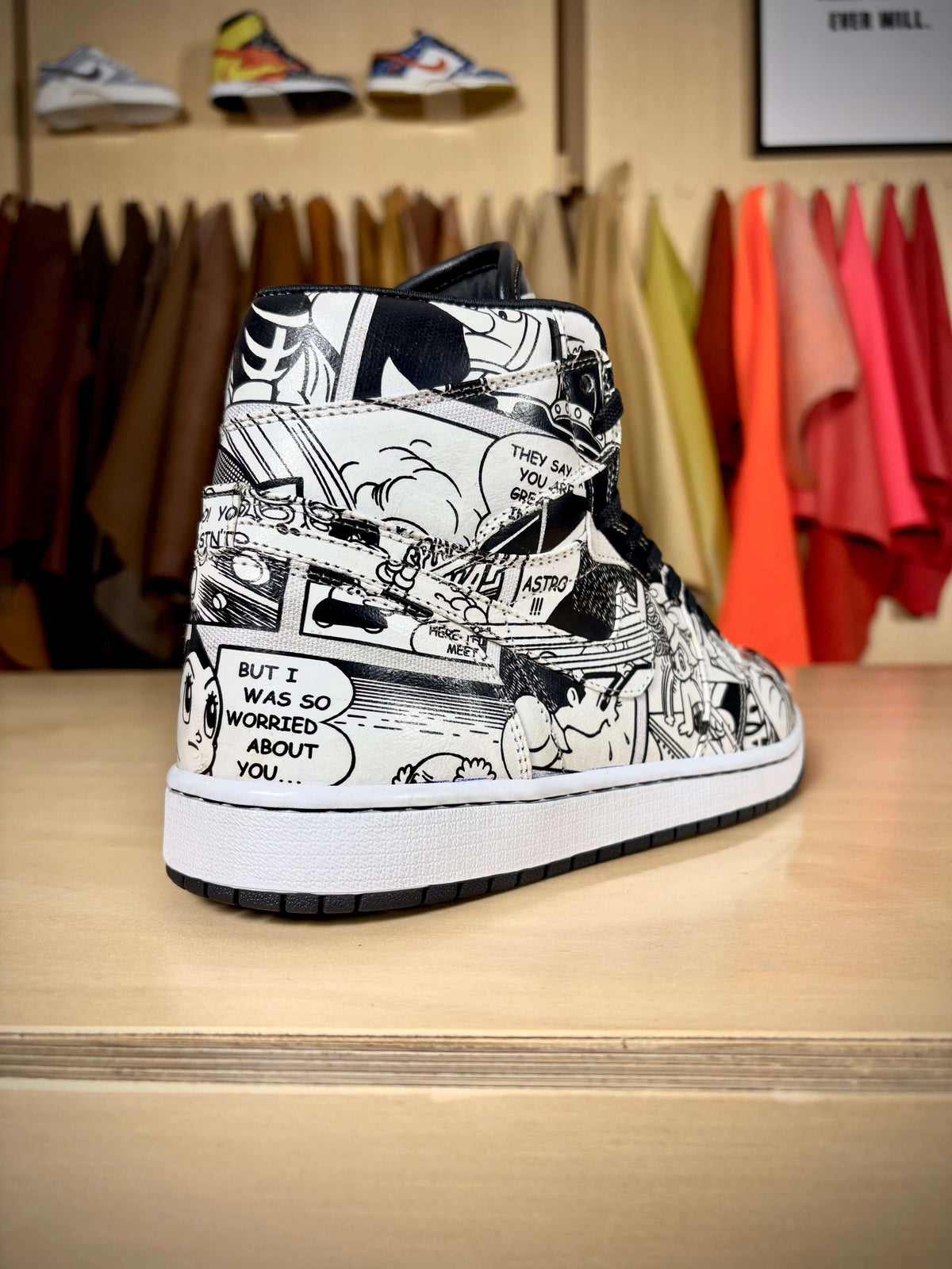 Custom SAMPLE 'Astro Boy' Air Jordan 1 - Size 10 US (Archive Sale)