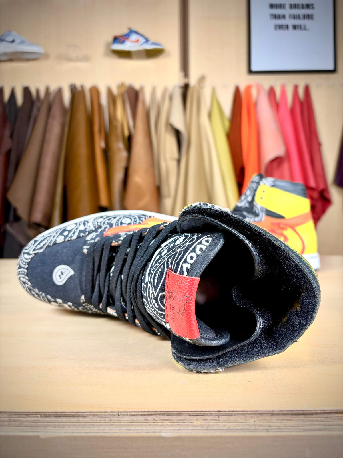 Custom 'LA Flame' Air Jordan 1 High TS - Size 10 US (Archive Sale)