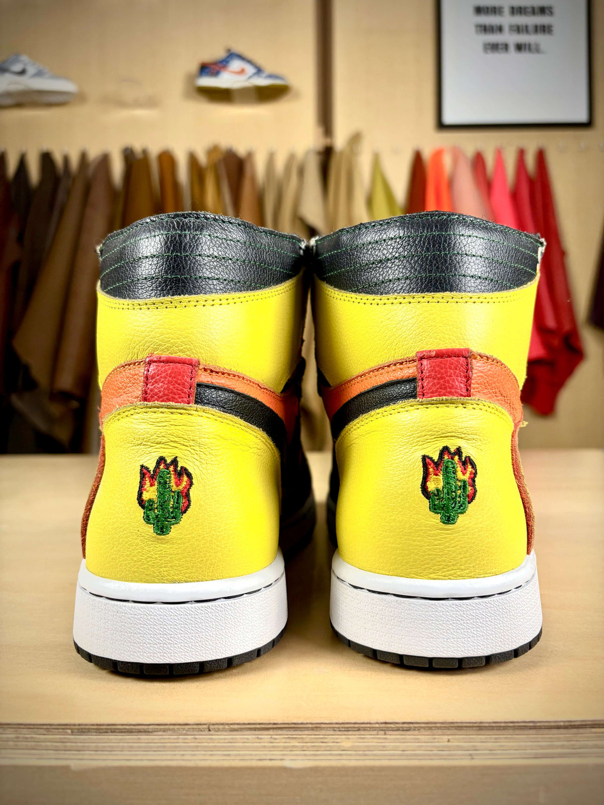 Custom 'LA Flame' Air Jordan 1 High TS - Size 10 US (Archive Sale)