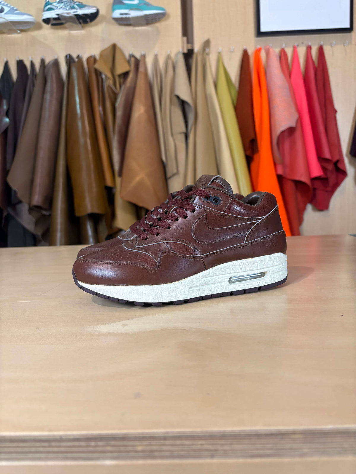Custom ‘Oxblood’ Air Max 1 - Size 5 US Men's/6.5 US Women's (Archive Sale)