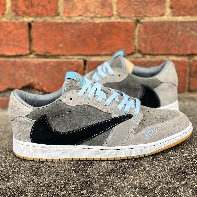 AJ1 Low TS Grey Suede ChaseShiel